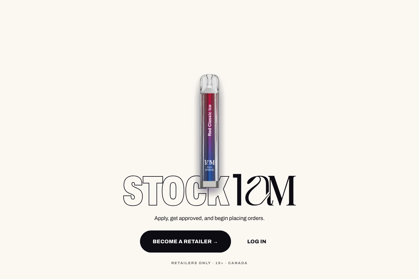 Stock 1AM — retailer sign-up CTA